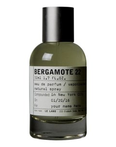 Bergamote 22 парфюмерная вода 50мл уценка Le labo
