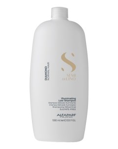 Шампунь для нормальных волос придающий блеск Semi Di Lino Diamond Illuminating Low Shampoo 1000мл Ша Alfaparf milano