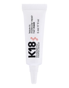 Несмываемая маска для молекулярного восстановления волос Leave In Molecular Repair Hair Mask Маска 5 K18