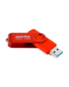 USB Flash Drive 128Gb UFD 3 0 Twist Red SB128GB3TWR Smartbuy