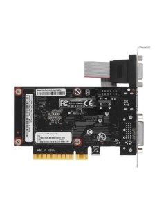 Видеокарта GeForce GT 710 954MHz PCI E 2 0 2048Mb 1600MHz 64 bit DVI D HDMI VGA NEAT7100HD46 2080H Palit