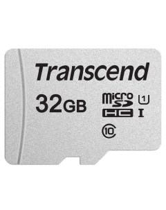 Карта памяти 32Gb 300S MicroSDHC Class 10 UHS I TS32GUSD300S Transcend