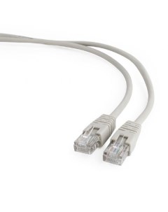 Сетевой кабель Cablexpert UTP cat 5e 5m Gray PP12 5M Gembird