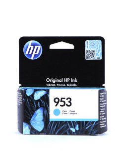 Картридж HP 953 F6U12AE Cyan Hp (hewlett packard)