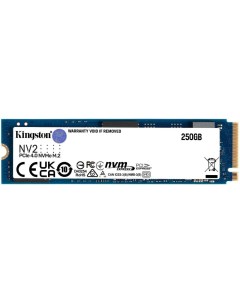 SSD M 2 накопитель 2280 PCI E 4 0 x4 NV2 250Gb SNV2S 250G Kingston