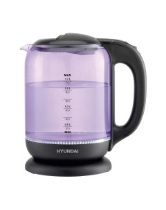 Электрический чайник HYK G5809 фиолетовый чёрный Hyundai