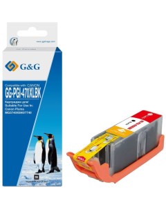 Картридж для струйного принтера GG PGI 470XLBK G&g