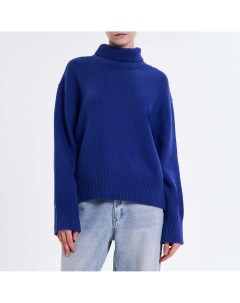 Синий шерстяной свитер с кашемиром Nerolab
