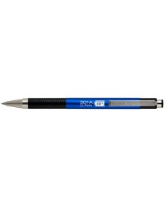 Ручка шариков 301A 26342 авт корп синий d 0 7мм чернила син сменный стержень резин манже 12 шт кор Зебра