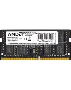 Оперативная память Radeon R7 Performance Series R7416G2400S2S UO DDR4 16ГБ 2400МГц для ноутбуков SO  Amd