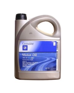 Моторное масло Dexos2 Longlife 5W 30 5л синтетическое Gm