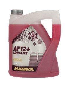 Антифриз AF12 G12 красный 5л 2039 Mannol