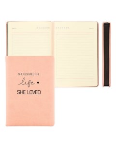 Ежедневник Pastel soft touch недатированный А5 168 листов твердая обложка розовый Fiorenzo
