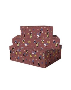 Подарочная коробка Вечеринка 22 х 18 х 10 см Bummagiya