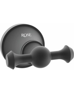 Аксессуар для ванной RG1921H черный Крючок двойной Rose