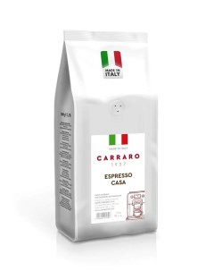 Кофе Espresso Casa 1 кг в зернах Carraro