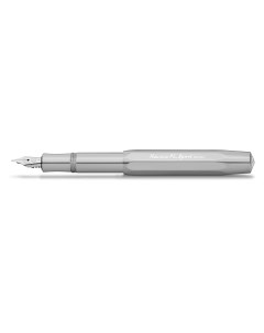 Ручка перьевая AL Sport EF 0 5 мм чернила синие корпус светло серый Kaweco