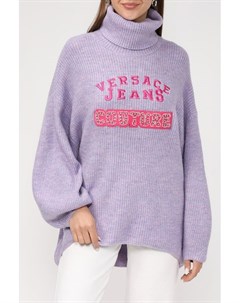 Вязаный свитер с декором Versace jeans couture
