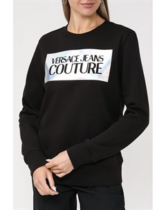 Свободный свитшот с логотипом Versace jeans couture
