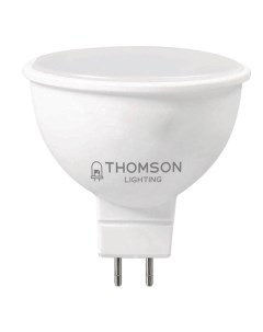 Лампа светодиодная GU5 3 4W 3000K полусфера матовая Thomson