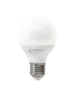 Лампа светодиодная E27 6W 3000K шар матовая Thomson