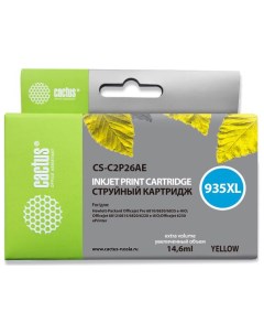 Картридж струйный CS C2P26AE для HP Officejet Pro 6830 6230 желтый Cactus