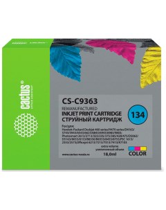 Картридж струйный CS C9363 для HP Photosmart 2573 DeskJet 6943 цветной Cactus