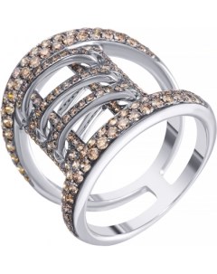 Кольцо с 166 бриллиантами из белого золота Джей ви