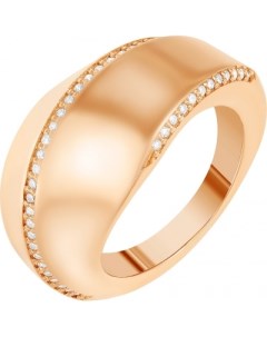 Кольцо с 57 бриллиантами из красного золота Джей ви