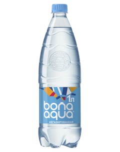 Вода питьевая негазированная 1 л Bona aqua