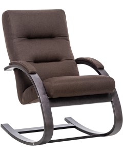 Кресло качалка Милано Венге текстура ткань Malmo 28 Leset