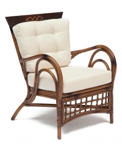 Кресло Kavanto коричневый античный Brown натуральный ротанг Tetchair
