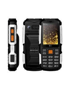 Мобильный телефон 2430 Tank Power 2 4 320x240 TN 32Mb RAM BT 2 Sim 4000 мА ч черный серебристый 8595 Bq