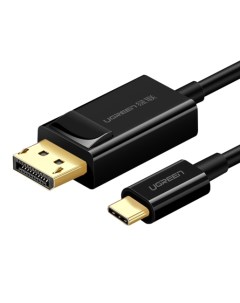 Кабель переходник адаптер USB 2 0 Type C M DisplayPort 20M 4K экранированный 1 5 м черный MM139 5099 Ugreen