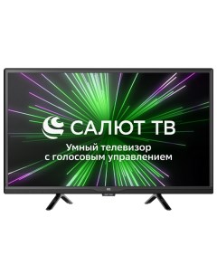 Телевизор 24 24S23G 1366x768 DVB T T2 C HDMIx3 USBx2 WiFi Smart TV черный 24S23G Bq