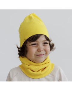 Трикотажная шапка желтая Ko-ko-ko
