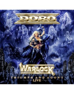 Doro Warlock Triumph And Agony Live Clear Blue Vinyl LP Rare diamonds productions