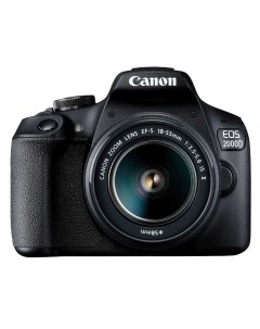 Зеркальный фотоаппарат EOS 2000D Kit черный 18 55mm f 3 5 5 6 III Canon