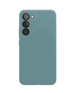 Накладка силикон Liquid Silicone Case Soft Touch для Samsung Galaxy S23 Dark Green Vlp