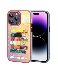 Чехол силиконовый для iPhone 14 Pro Cool Me Series Protective case pattern A Hoco