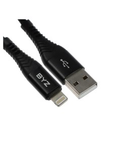 Кабель BC 029 Lightning USB 5 А 1 м нейлон черный Byz