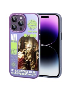 Чехол силиконовый для iPhone 14 Pro Cool Me Series Protective case pattern A Hoco