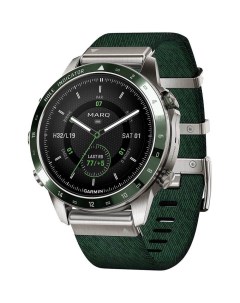 Смарт часы Marq Golfer Gen 2 Emea серебристый зеленый 154120 Garmin