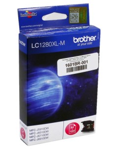 Картридж для струйного принтера LC 1280XL M пурпурный оригинал Brother