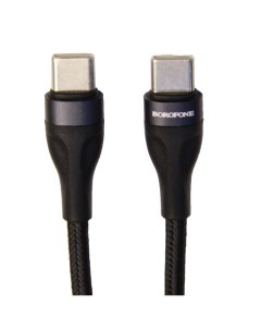 Кабель USB Type C USB Type C X61 1 м черный Borofone