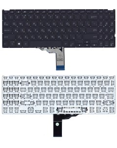 Клавиатура для ноутбука Asus Vivobook F509U черная Оем