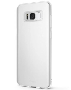 Накладка для Samsung Galaxy G955 S8 белый Glass case