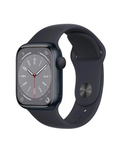 Часы Watch Series 8 GPS 41mm Midnight Aluminum Case Midnight Sport Band MNP53 Apple