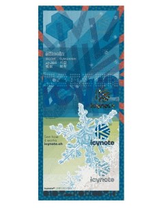 Холодный кошелёк банкнота Icynote