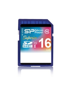 Флеш карта SDHC Superior 16GB Silicon power